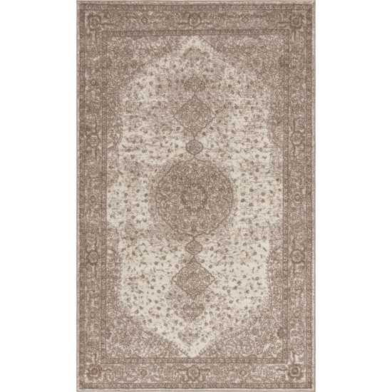 Rug Unique Loom Bromley Light Brown Rectangular 5' 0 x 8' 0