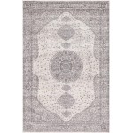 Rug Unique Loom Bromley Light Gray Rectangular 6' 0 x 9' 0