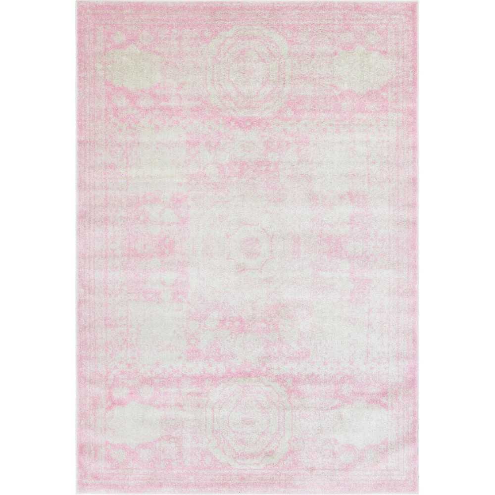 Rug Unique Loom Bromley Pink Rectangular 7' 0 x 10' 0 Rug Unique Loom Bromley Pink Rectangular 7' 0 x 10' 0
