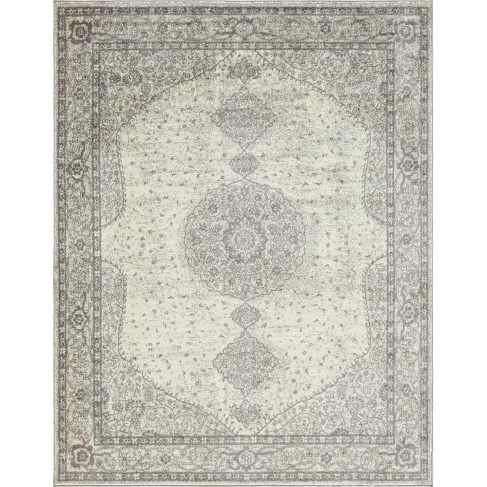 Rug Unique Loom Bromley Light Gray Rectangular 8' 0 x 10' 0 Rug Unique Loom Bromley Light Gray Rectangular 8' 0 x 10' 0