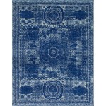 Rug Unique Loom Bromley Navy Blue Rectangular 8' 0 x 10' 0