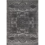 Rug Unique Loom Bromley Dark Gray Rectangular 8' 0 x 11' 0