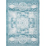 Rug Unique Loom Bromley Turquoise Rectangular 8' 0 x 11' 0