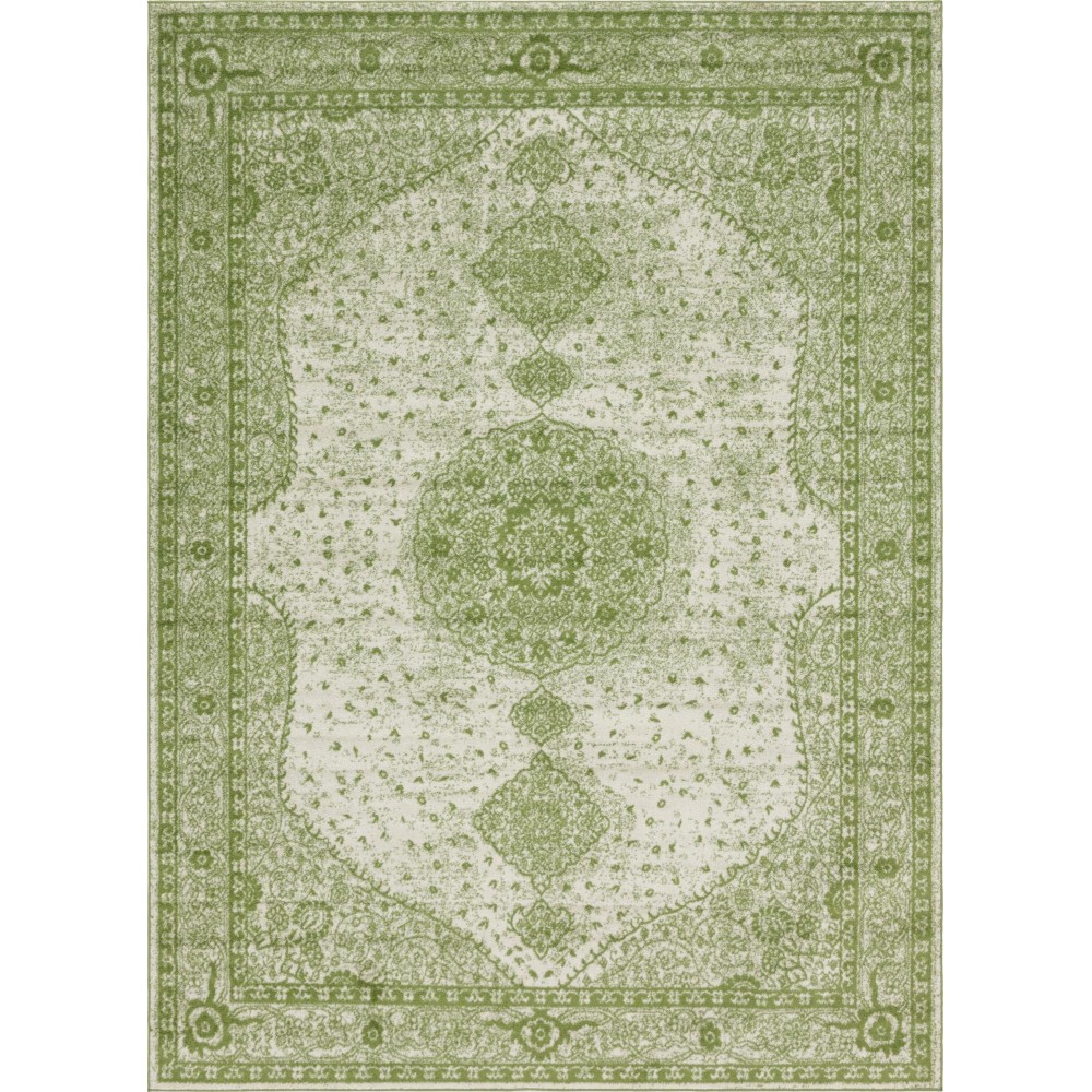 Rug Unique Loom Bromley Green Rectangular 9' 0 x 12' 0 Rug Unique Loom Bromley Green Rectangular 9' 0 x 12' 0