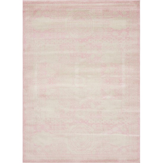 Rug Unique Loom Bromley Pink Rectangular 9' 0 x 12' 0