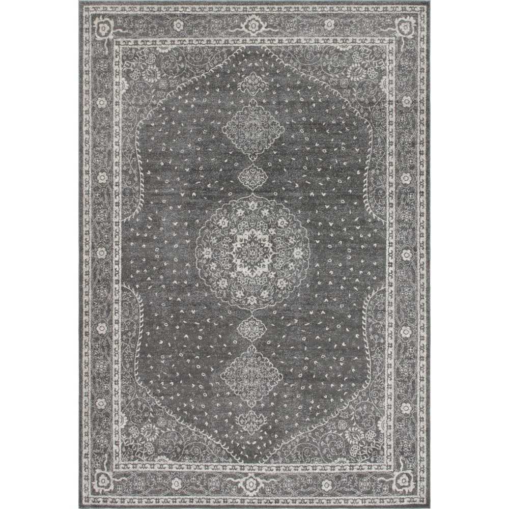 Rug Unique Loom Bromley Dark Gray Rectangular 10' 0 x 14' 0 Rug Unique Loom Bromley Dark Gray Rectangular 10' 0 x 14' 0