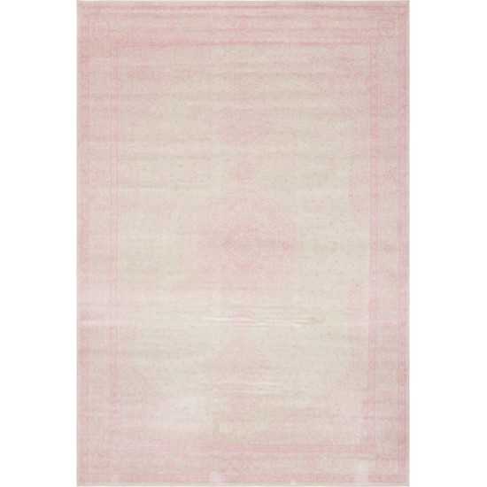 Rug Unique Loom Bromley Pink Rectangular 10' 0 x 14' 0