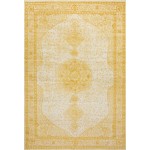 Rug Unique Loom Bromley Yellow Rectangular 10' 0 x 14' 0