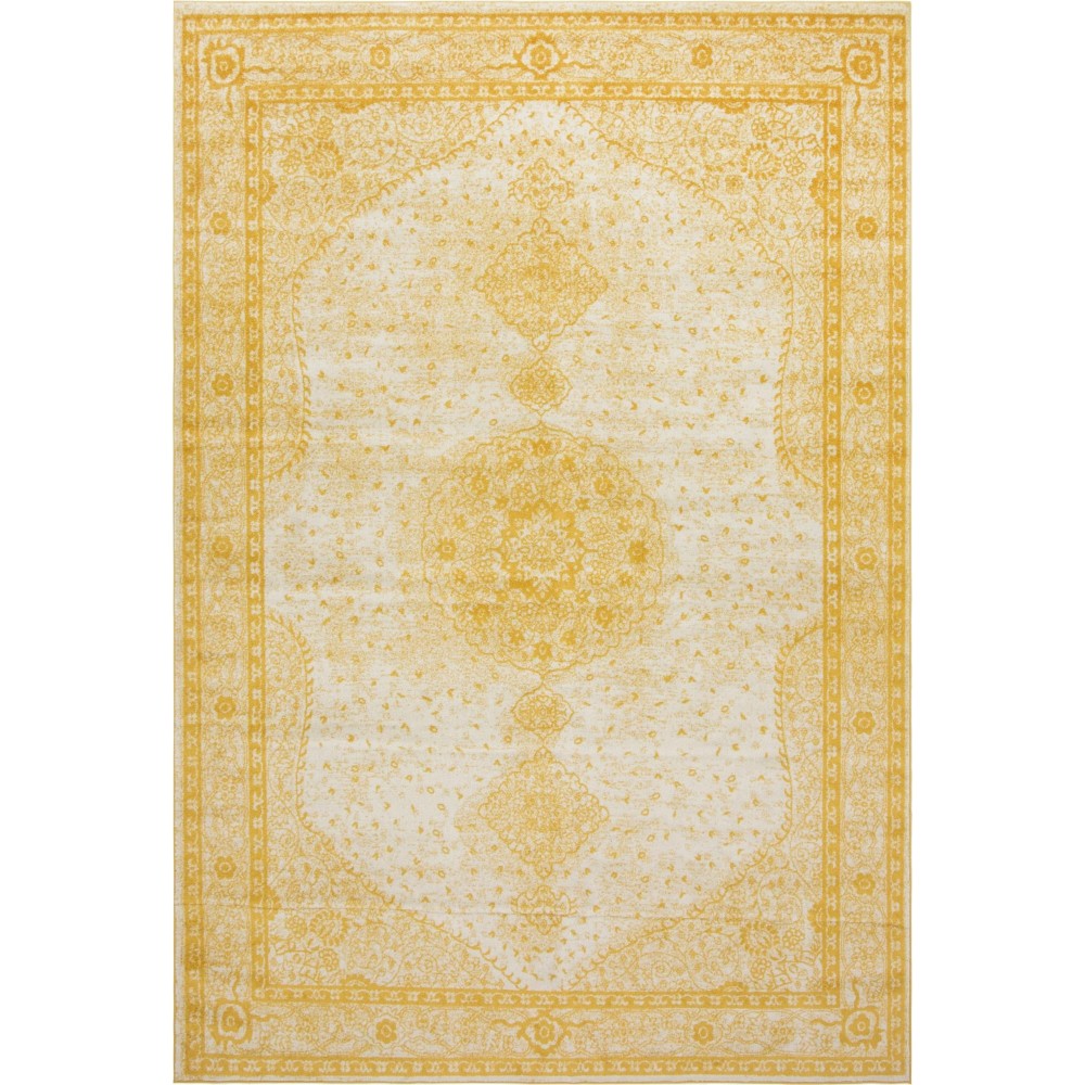 Rug Unique Loom Bromley Yellow Rectangular 10' 0 x 14' 0 Rug Unique Loom Bromley Yellow Rectangular 10' 0 x 14' 0