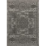 Rug Unique Loom Bromley Dark Gray Rectangular 10' 0 x 14' 0