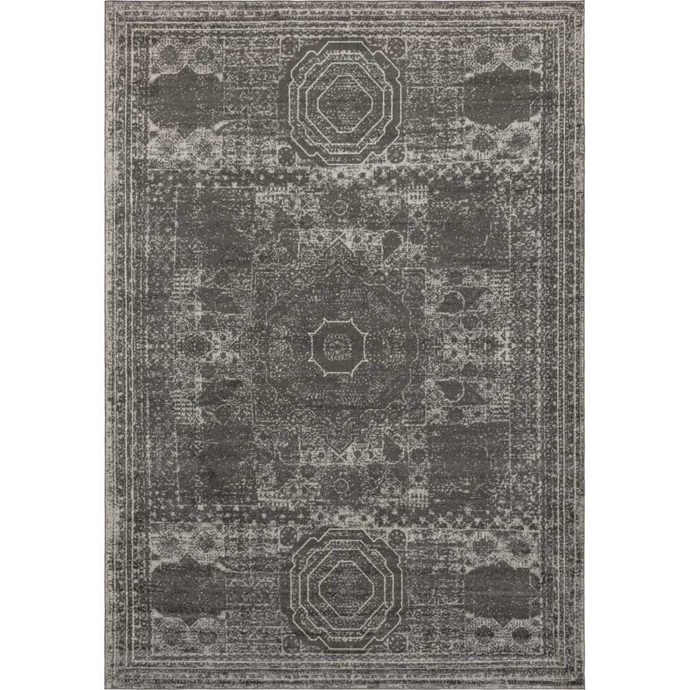 Rug Unique Loom Bromley Dark Gray Rectangular 10' 0 x 14' 0 Rug Unique Loom Bromley Dark Gray Rectangular 10' 0 x 14' 0
