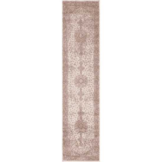 Rug Unique Loom Bromley Light Brown Runner 2' 0 x 8' 8