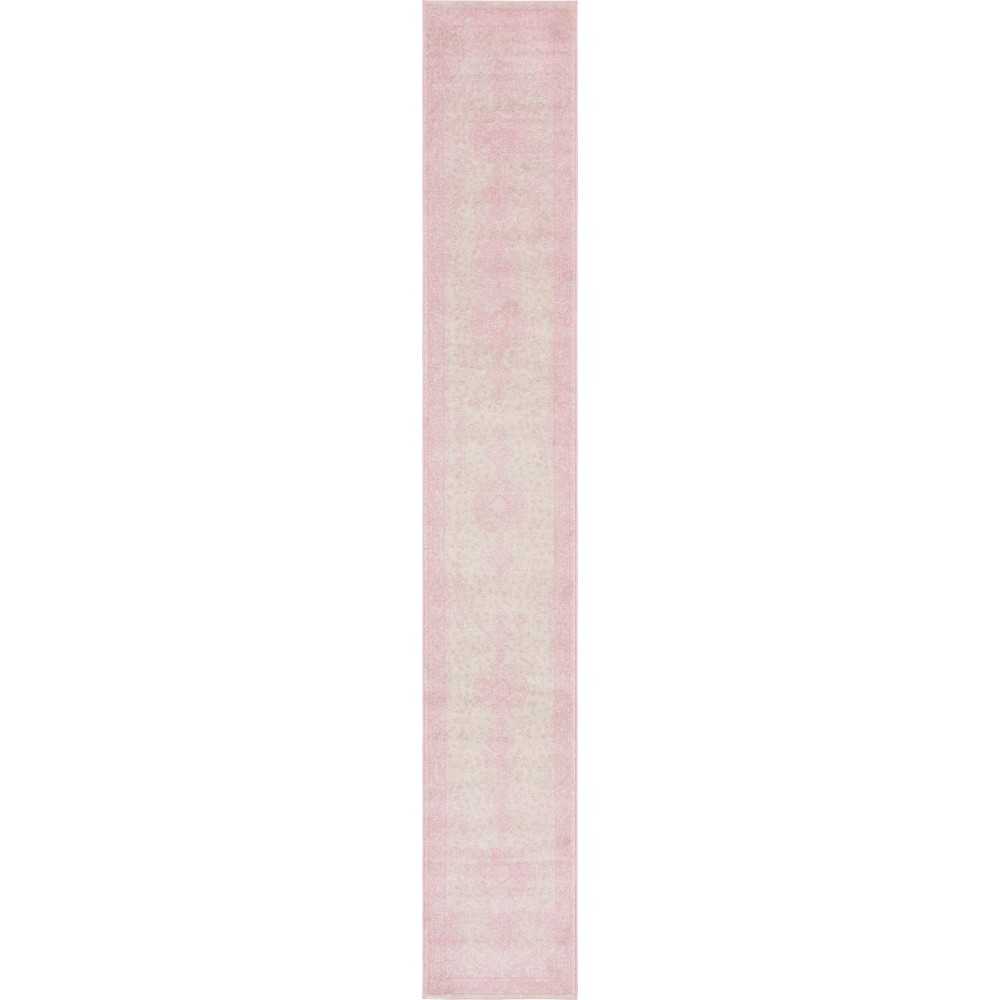 Rug Unique Loom Bromley Pink Runner 2' 0 x 13' 0