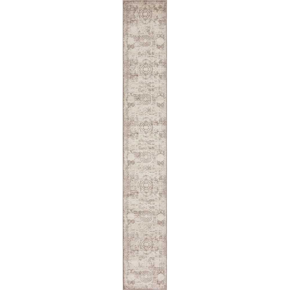 Rug Unique Loom Bromley Light Brown Runner 2' 0 x 13' 0 Rug Unique Loom Bromley Light Brown Runner 2' 0 x 13' 0