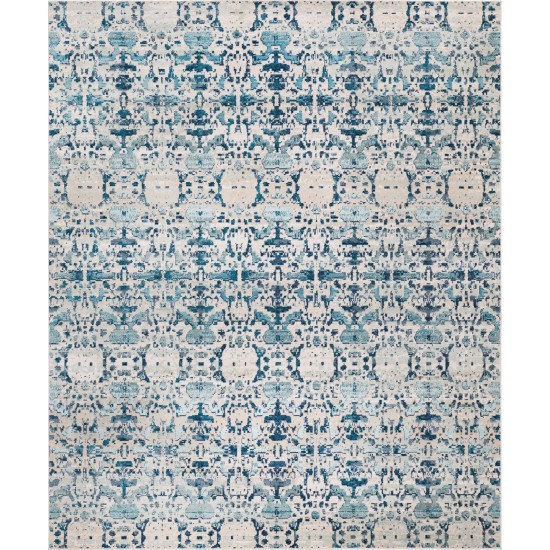 Rug Unique Loom Charm Blue Rectangular 8' 0 x 10' 0