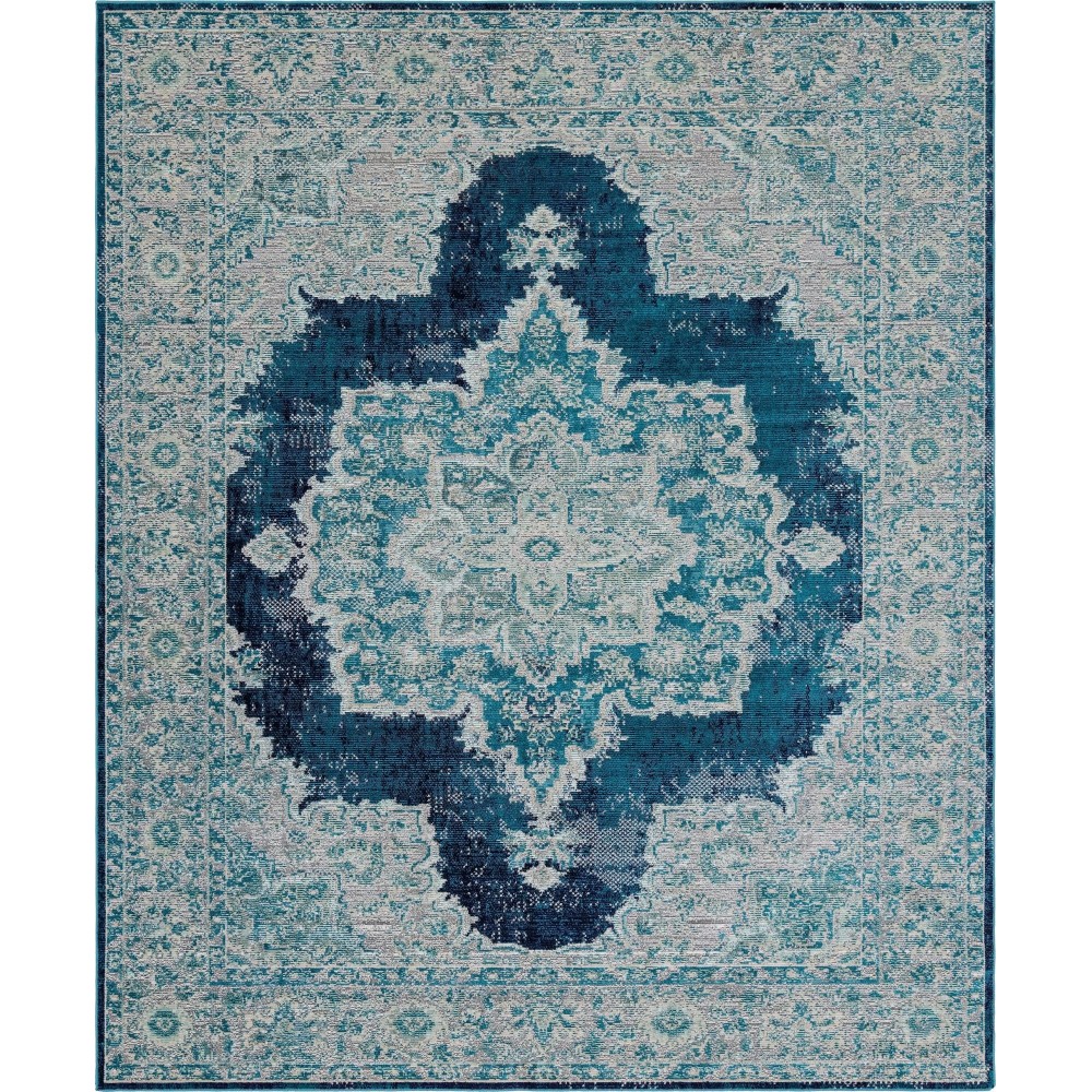 Rug Unique Loom Charm Navy Blue Rectangular 8' 0 x 10' 0 Rug Unique Loom Charm Navy Blue Rectangular 8' 0 x 10' 0