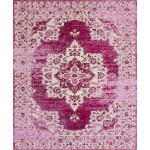 Rug Unique Loom Charm Pink Rectangular 8' 0 x 10' 0