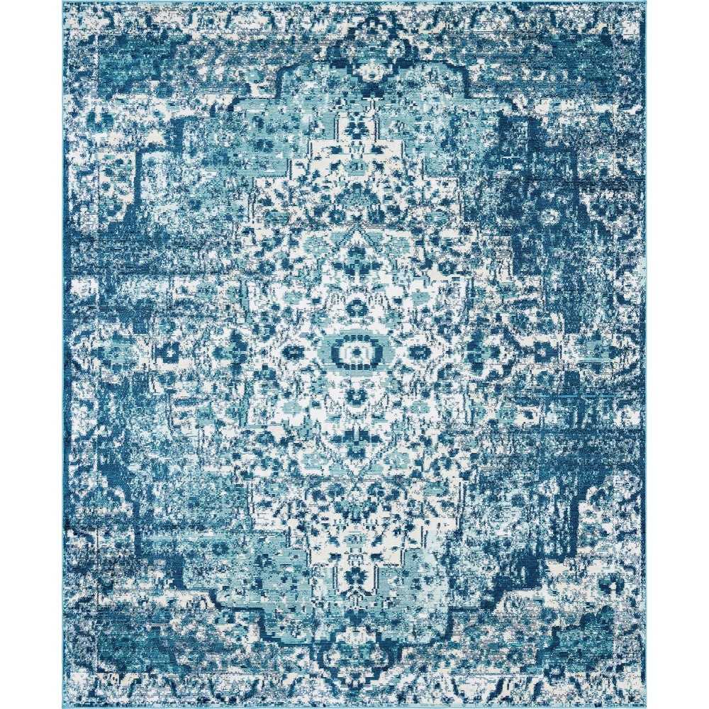 Rug Unique Loom Charm Navy Blue Rectangular 8' 0 x 10' 0 Rug Unique Loom Charm Navy Blue Rectangular 8' 0 x 10' 0