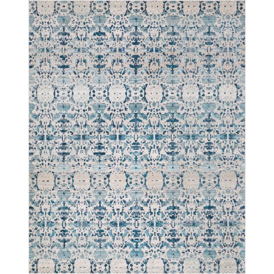 Rug Unique Loom Charm Blue Rectangular 9' 0 x 12' 0