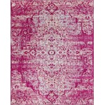 Rug Unique Loom Charm Fuchsia Rectangular 9' 0 x 12' 0