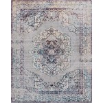 Rug Unique Loom Charm Gray Rectangular 9' 0 x 12' 0