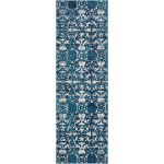 Rug Unique Loom Charm Navy Blue Runner 2' 2 x 6' 0