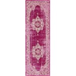 Rug Unique Loom Charm Pink Runner 2' 2 x 6' 0