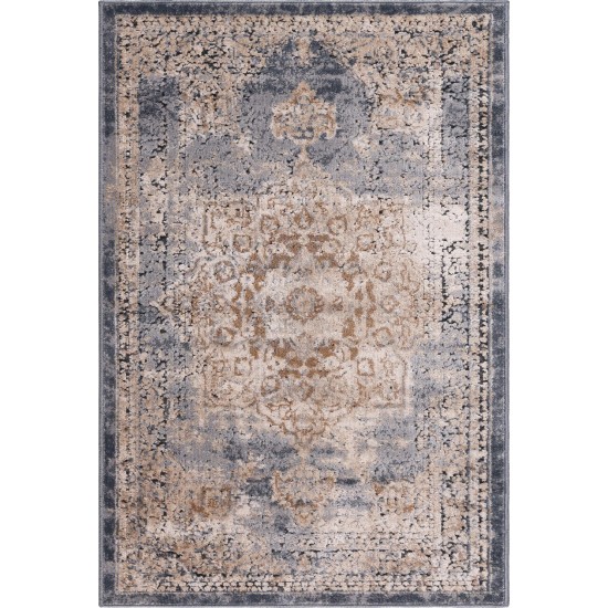 Rug Unique Loom Chateau Beige/Light Blue Rectangular 2' 2 x 3' 0