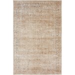 Rug Unique Loom Chateau Beige Rectangular 4' 0 x 6' 0