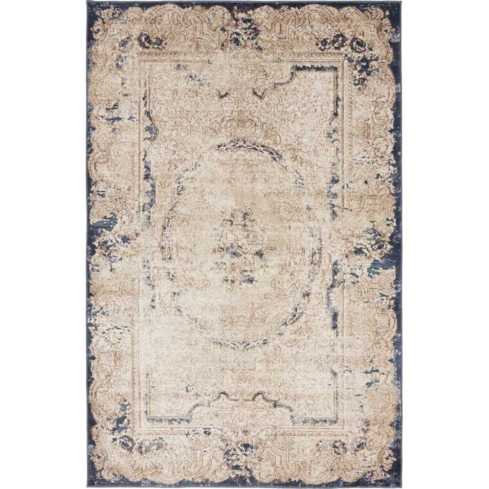Rug Unique Loom Chateau Beige Rectangular 4' 0 x 6' 0 Rug Unique Loom Chateau Beige Rectangular 4' 0 x 6' 0