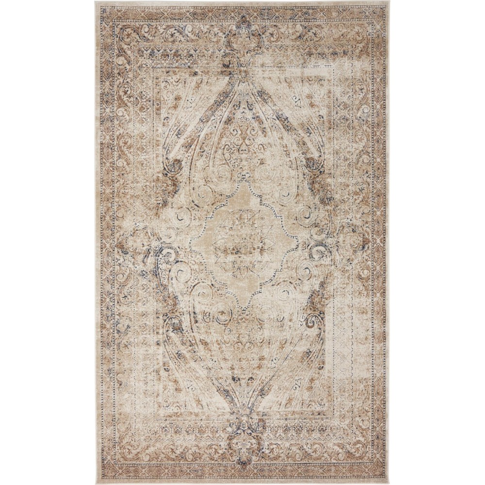 Rug Unique Loom Chateau Beige Rectangular 5' 0 x 8' 0 Rug Unique Loom Chateau Beige Rectangular 5' 0 x 8' 0