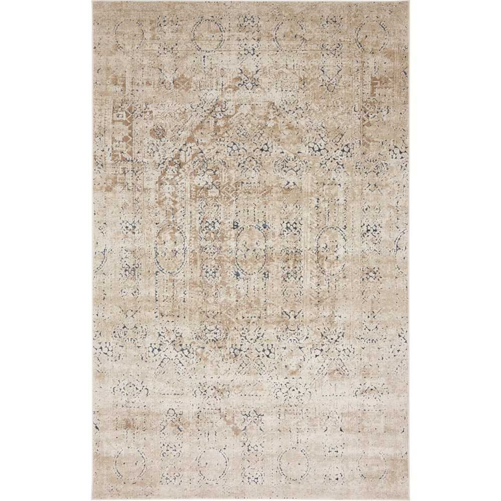 Rug Unique Loom Chateau Beige Rectangular 5' 0 x 8' 0 Rug Unique Loom Chateau Beige Rectangular 5' 0 x 8' 0