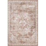 Rug Unique Loom Chateau Light Brown Rectangular 6' 0 x 9' 0