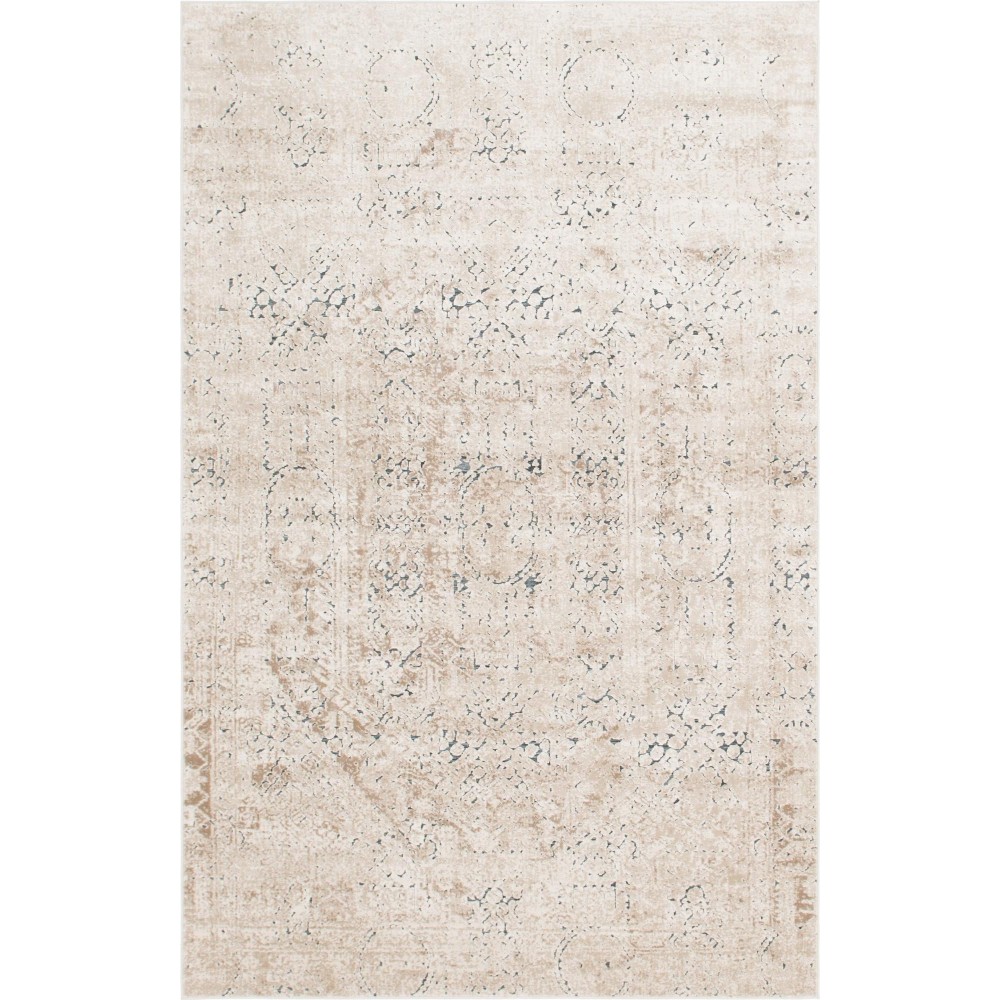 Rug Unique Loom Chateau Beige Rectangular 6' 0 x 9' 0 Rug Unique Loom Chateau Beige Rectangular 6' 0 x 9' 0