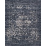 Rug Unique Loom Chateau Navy Blue Rectangular 8' 0 x 10' 0