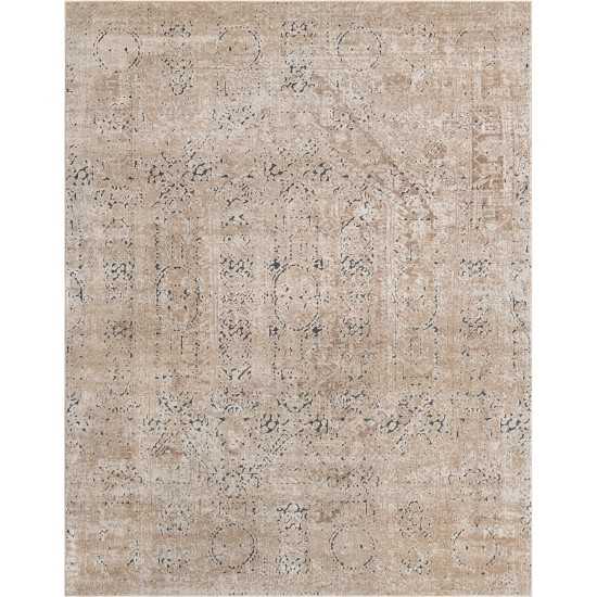 Rug Unique Loom Chateau Beige Rectangular 8' 0 x 10' 0