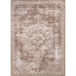 Rug Unique Loom Chateau Light Brown Rectangular 9' 0 x 12' 0