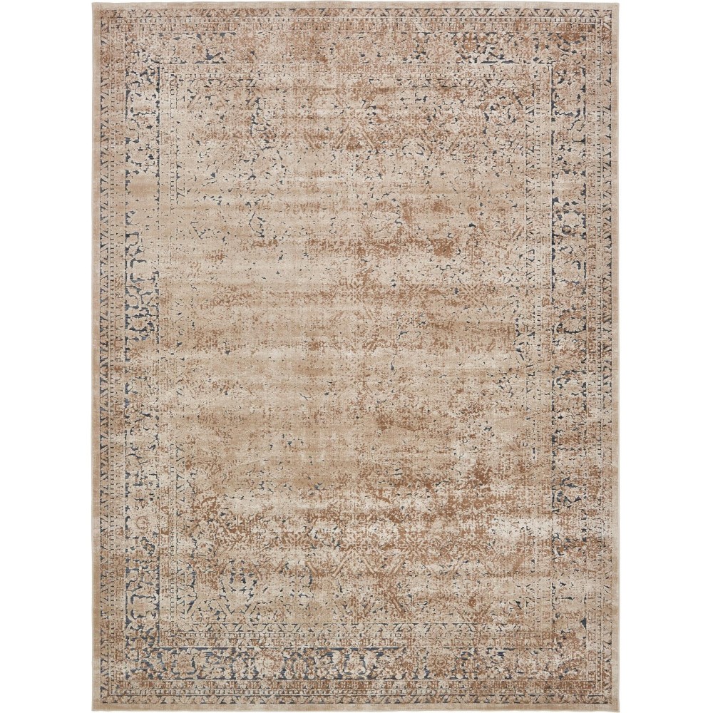 Rug Unique Loom Chateau Beige Rectangular 9' 0 x 12' 0 Rug Unique Loom Chateau Beige Rectangular 9' 0 x 12' 0