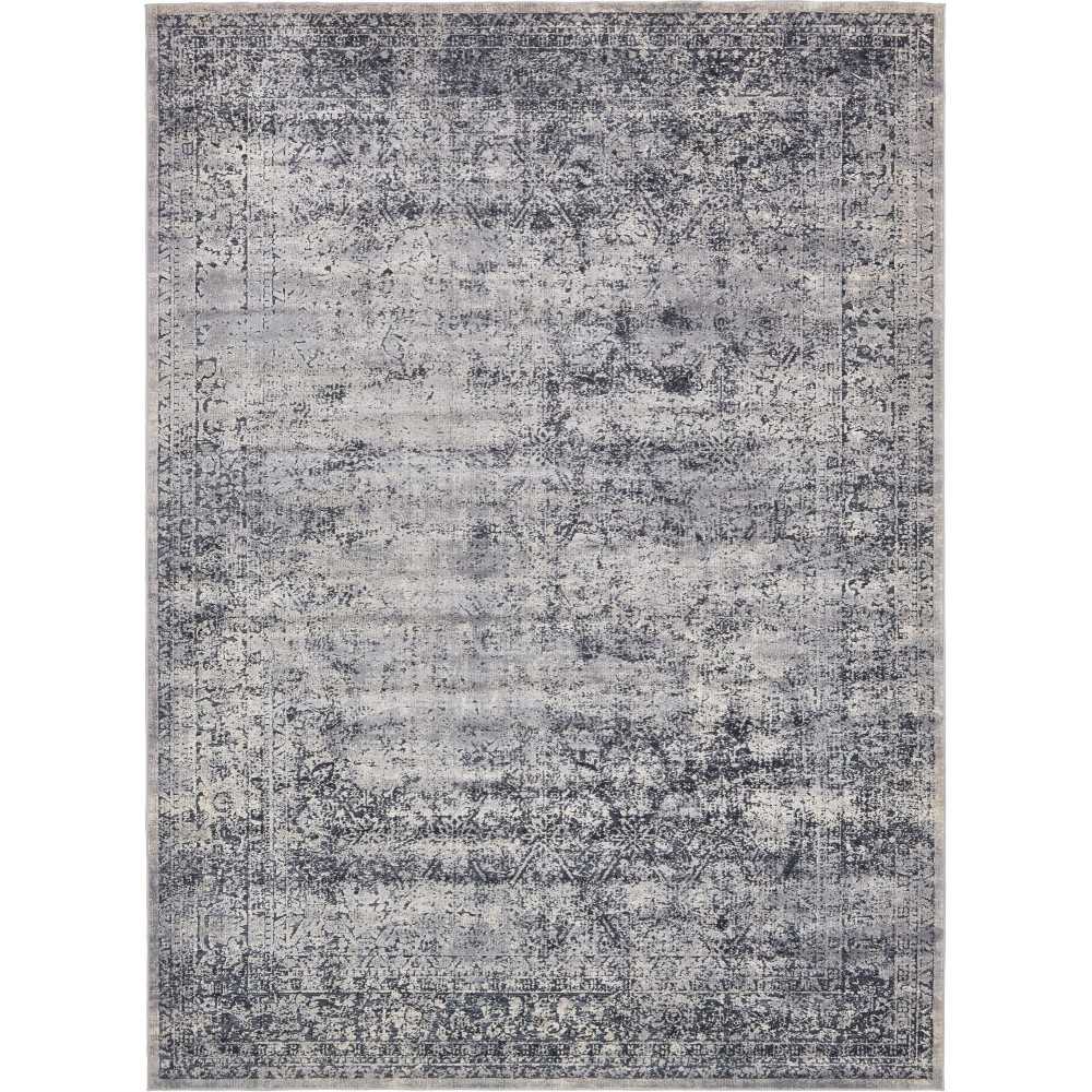 Rug Unique Loom Chateau Navy Blue Rectangular 9' 0 x 12' 0 Rug Unique Loom Chateau Navy Blue Rectangular 9' 0 x 12' 0