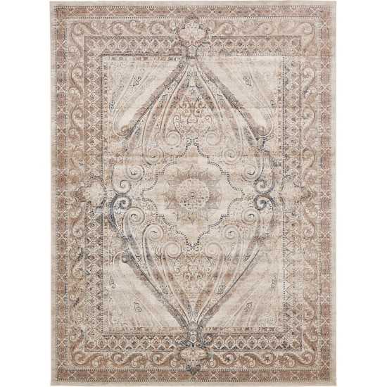 Rug Unique Loom Chateau Beige Rectangular 9' 0 x 12' 0