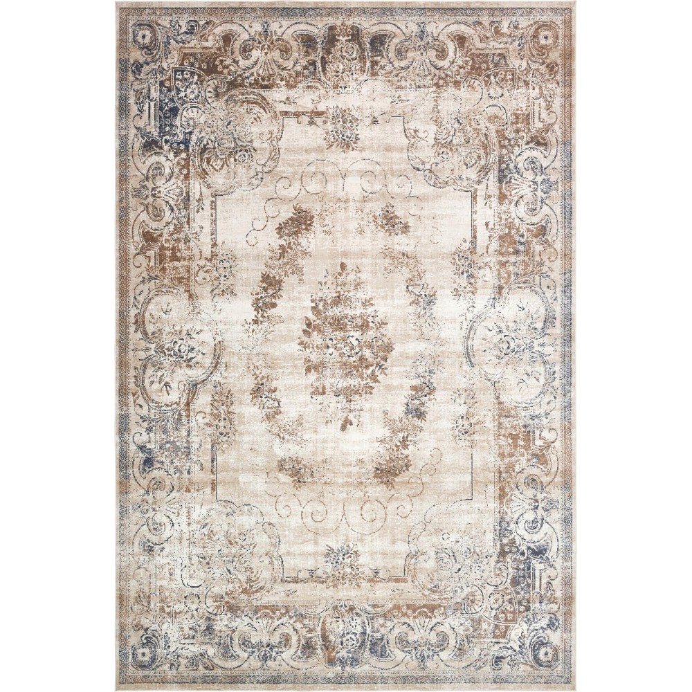 Rug Unique Loom Chateau Beige Rectangular 10' 0 x 14' 5 Rug Unique Loom Chateau Beige Rectangular 10' 0 x 14' 5
