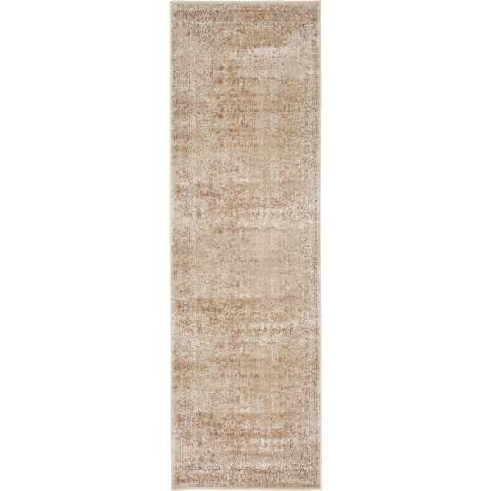 Rug Unique Loom Chateau Beige Runner 2' 2 x 6' 7