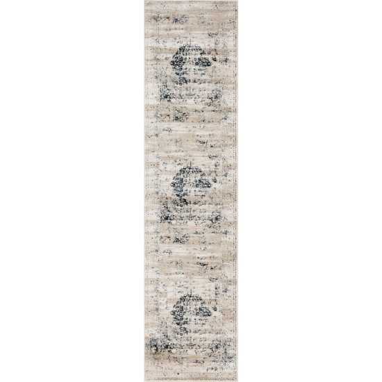 Rug Unique Loom Chateau Beige Runner 2' 7 x 10' 0