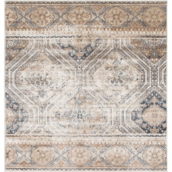 Rug Unique Loom Chateau Beige Square 7' 0 x 7' 0