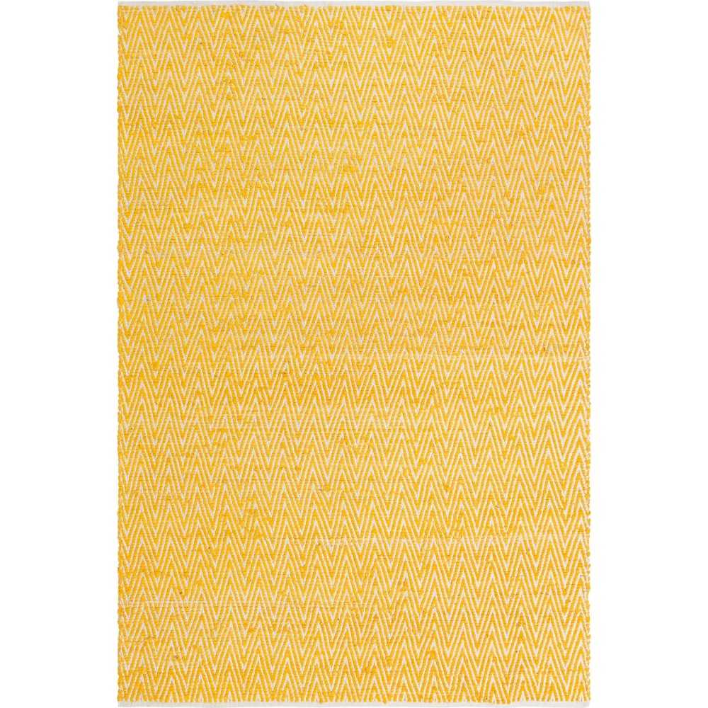 Rug Unique Loom Chindi Chevron Yellow Rectangular 7' 0 x 10' 0 Rug Unique Loom Chindi Chevron Yellow Rectangular 7' 0 x 10' 0