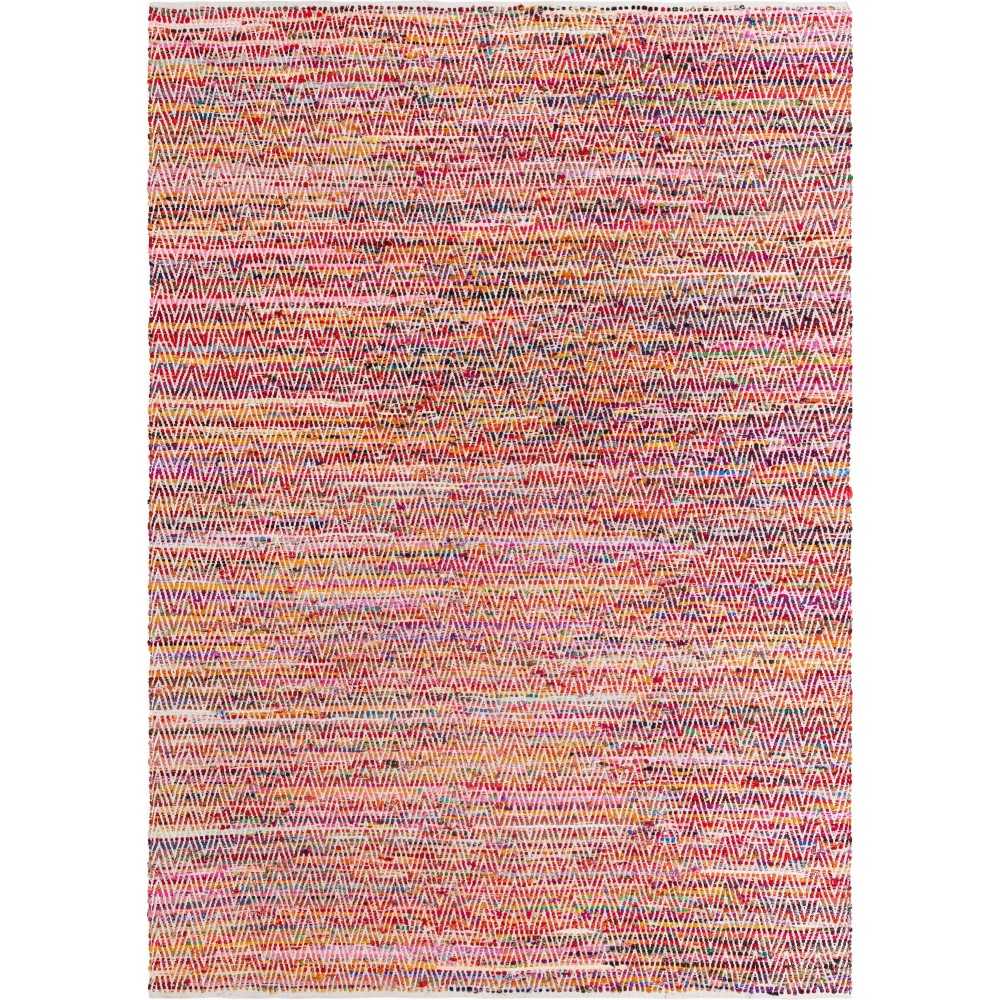 Rug Unique Loom Chindi Chevron Multi/Red Rectangular 10' 0 x 14' 0 Rug Unique Loom Chindi Chevron Multi/Red Rectangular 10' 0 x 14' 0