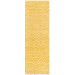 Rug Unique Loom Chindi Chevron Yellow Runner 2' 2 x 6' 0