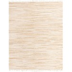 Rug Unique Loom Chindi Cotton Beige Rectangular 8' 0 x 10' 0