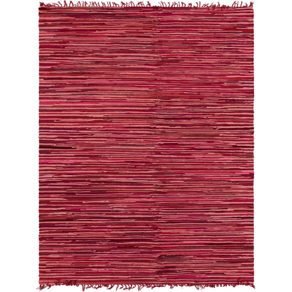 Rug Unique Loom Chindi Cotton Red Rectangular 8' 0 x 10' 0 Rug Unique Loom Chindi Cotton Red Rectangular 8' 0 x 10' 0