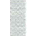 Rug Unique Loom Chindi Cotton Ivory Runner 2' 6 x 6' 0